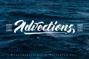 Advectionz: A Modern Script Font for Web Design