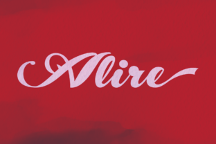 Alire: A Retro Cursive Font for Editorial Design