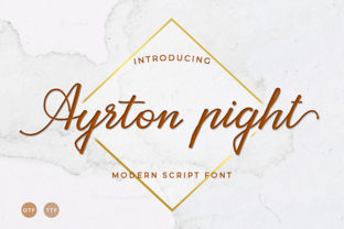 Ayrton Pight: A Digital Review of This Elegant Script Typeface