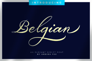 Belgian Signature: The Bold Script Font for Scroll-Stopping Marketing