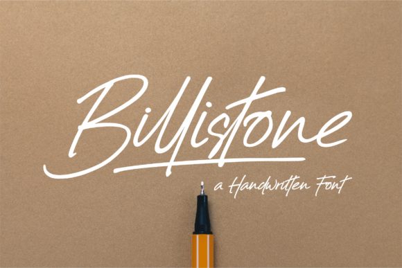 Billistone Font Review: A Modern Handwritten Typeface for Campaigns