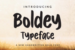 Boldey: The Bold Script Typeface for Modern Crafters