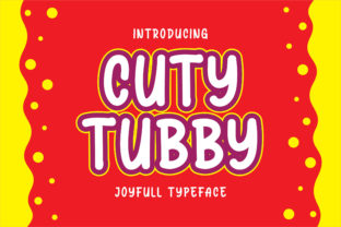 Cuty Tubby: A Playful Script Typeface for Modern Web Design