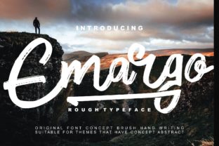Emargo: A Modern Script Font for Editorial Design