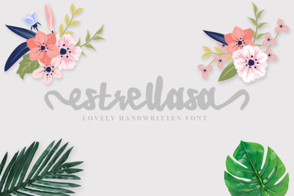 Estrellasa: A Modern Script Typeface for Editorial Design