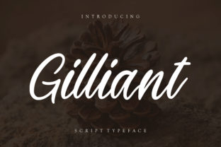 Gilliant: A Monoline Script Typeface for Editorial Design