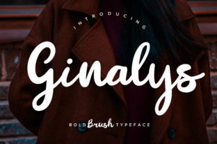 Ginalys: A Bold Script Typeface for Modern Web Design