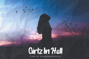 Girlz in Hell: A Bold Script Font for Modern Web Design