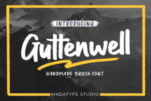 Guttenwell: The Bold Script Font Your Brand Needs