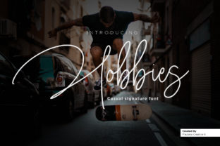 Hobbies: A Handcrafted Script Font for Editorial Design