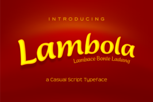 Lambola: A Playful Handwritten Font for Editorial Design