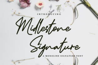 Midlestone: A Sweet Script Typeface for Modern Web Design