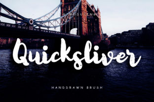 Quicksliver: A Hand-Drawn Script Font for Web Headers