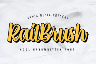 Rail Brush: A Vintage Typeface for Bold Branding