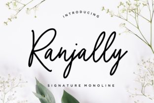 Ranjally: The Script Font That Elevates Your Brand Identity