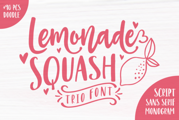 Refresh Your Brand with the Lemonade Squash Typeface